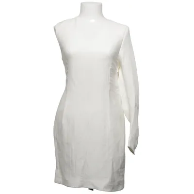 Kjole (Hvid) fra Acne Studios Polyester, Silke, Viscose