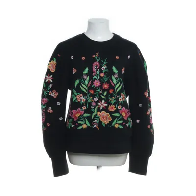 Collegetröja (Svart, Flerfärgad) från Zara Woman Bomull, Polyester