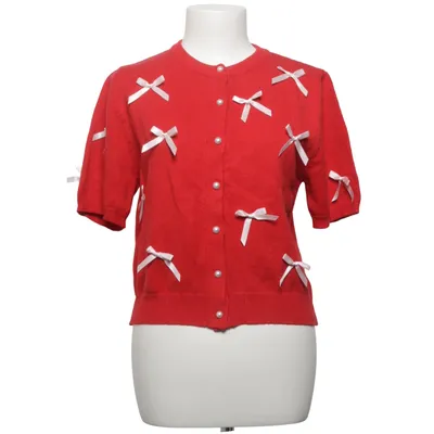 Cardigan (Rød) fra Loavies Polyester, Viscose