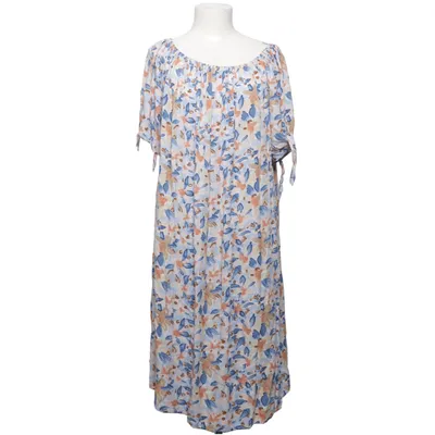 Robe (Bleu, Beige, Blanc, Multicolore) de Ellen Rose Coton, Polyester