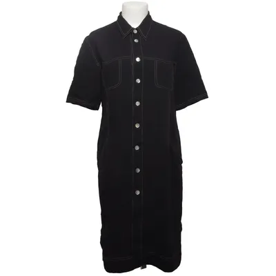 Robe chemise (Noir) de Classic Woman Polyester, Viscose
