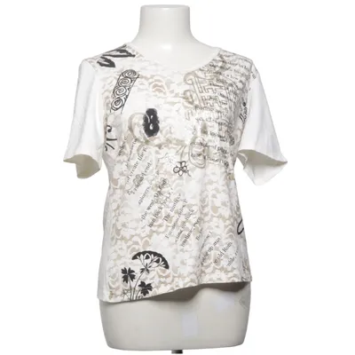T-shirt (Vit, Beige, Svart) från Brunetti Elastan, Viskos