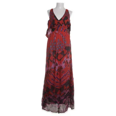 Långklänning (Röd, Flerfärgad) från Antik Batik Bomull, Silke