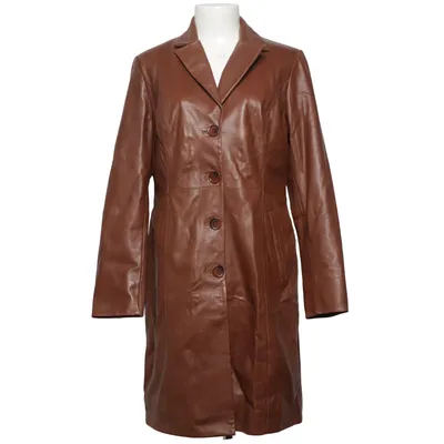 Leather coat (Brown) from Migant Leather