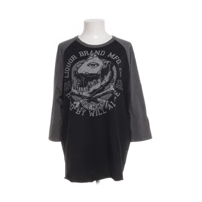 T-shirt (Grå, Svart) från Liquor Brand Bomull