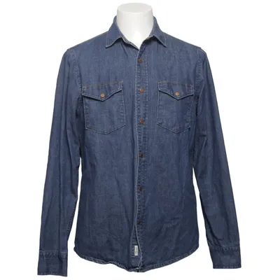 Jeansskjorta (Blå) från Emmett Bomull, Polyester