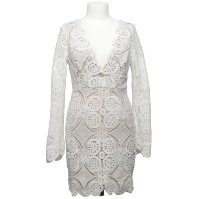 Robe (Blanc, Beige) de Love Triangle Polyester