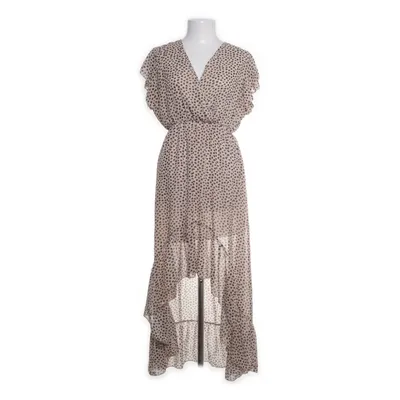 Dress (Beige, Black) from Papillonne Elastane, Polyester