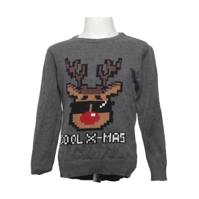 Weihnachtspullover (Grau, Mehrfarbig) von D.M.D by Denim Day Baumwolle