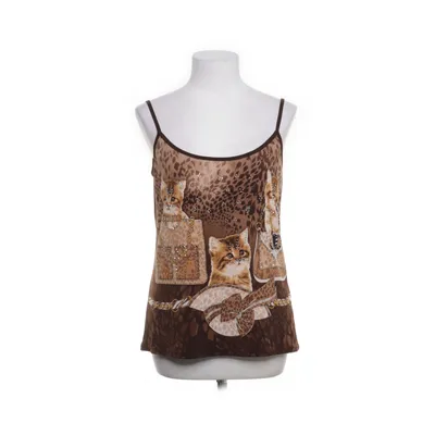 Tank Top (Brown, Beige) from Eli & Irene Elastane, Polyester