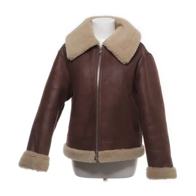 Shearlingjacka (Brun, Beige) från Mango Polyester