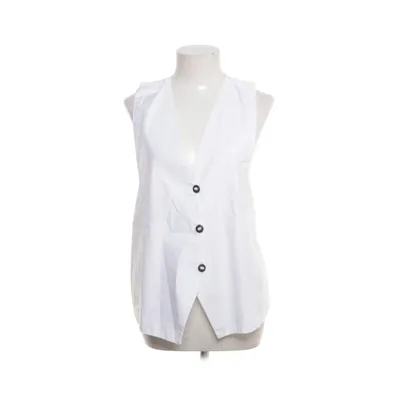 Suit vest (White) from Hannes Roether Cotton, Cupro, Linen