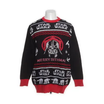 Kersttrui (Zwart, Meerkleurig) van H&M Acryl, Polyester