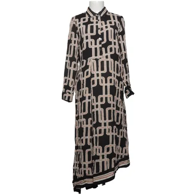 Robe longue (Noir, Beige) de Mint Velvet Polyester, Viscose