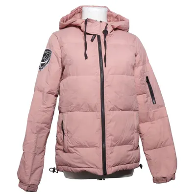 Dunjacka (Rosa) från D. Brand Dun, Fjädrar, Polyamid, Polyester
