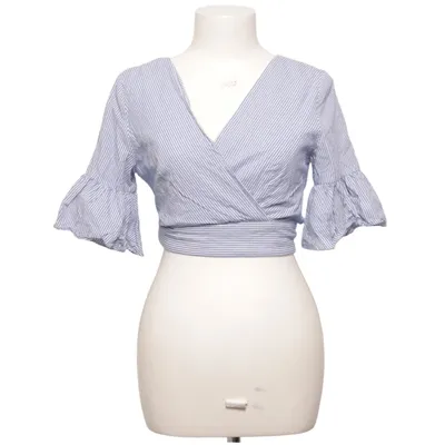Wikkeltop (Blauw, Wit) van Belcci Viscose