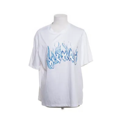 T-shirt (Vit) från Romwe Bomull, Elastan, Polyester