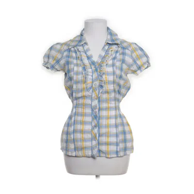 Korte mouwen shirt (Wit, Blauw, Geel) van Heaven Katoen