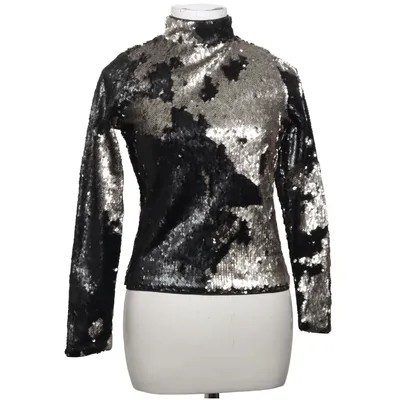 Topp (Svart, Silverfärgad) från V by Very Elastan, Polyester