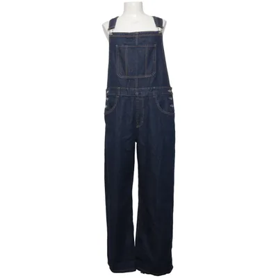 Hängselbyxor (Blå) från Pull & Bear Bomull