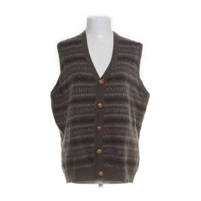 Vest (Green, Multicolored) from Oscar Jacobson Polyamide, Wool