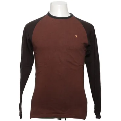 T-shirt à manches longues (Marron) de Farah Coton