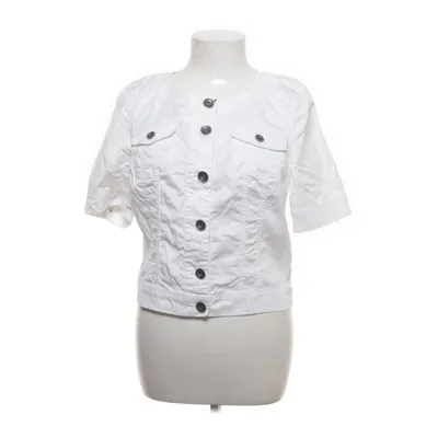 Jacka (Vit) från Jeans by Bessie Bomull, Elastan, Tencel