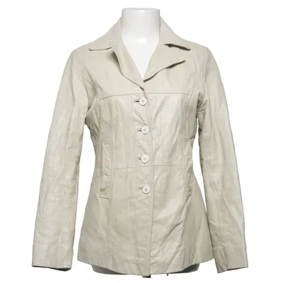 Läderkappa (Beige) från S 2000 Skinn, Polyester, Viskos