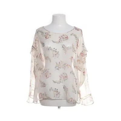 Blus (Vit, Flerfärgad) från Violeta by Mango