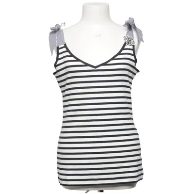 Tank Top (Black, White) from Marc Cain Cotton, Elastane