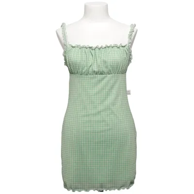 Dress (Green, White) from Urban Outfitters Elastane, Polyester