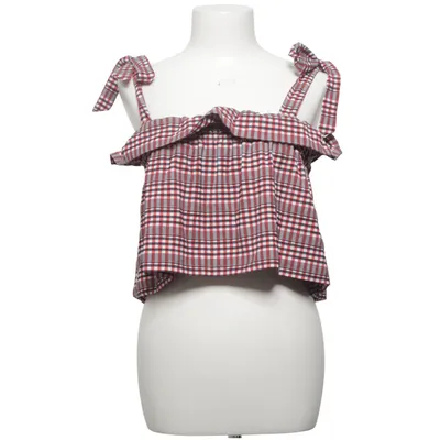 Top (Rood, Wit, Zwart) van Ganni Elastaan, Polyamide, Polyester