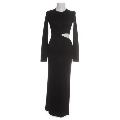 Långklänning (Svart) från Massimo Dutti Viskos, Elastan