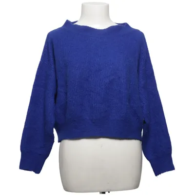 Pull-over (Bleu) de Mika Elles Acrylique, Élasthane, Mohair, Polyamide, Laine