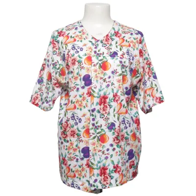 Chemise à manches courtes (Blanc, Multicolore) de Felicia Coton