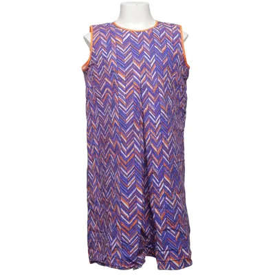 Klänning (Blå, Orange, Vit) från Roksanda Ilincic Bomull, Polyester, Silke, Viskos