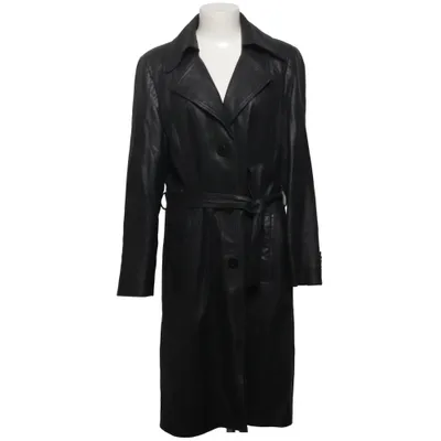 Leather coat (Black) from Gaddi's Acetate, Leather