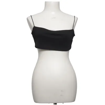 Crop top (Zwart) van NLY One Elastaan, Polyester