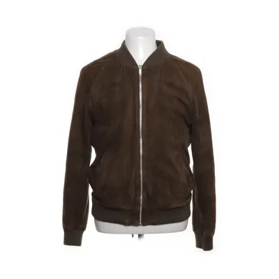 Läderjacka (Brun) från ASOS Polyester, Skinn