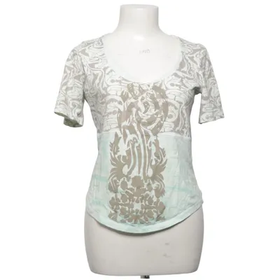 T-shirt (Wit, Beige, Groen) van Staff Katoen, Elastaan