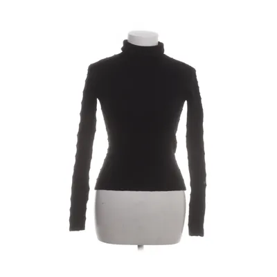 Rollkragenpullover (Schwarz) von Zara Knit Viskose, Nylon