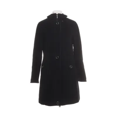 Manteau (Noir) de Hettemarks Cachemire, Nylon, Polyester, Laine