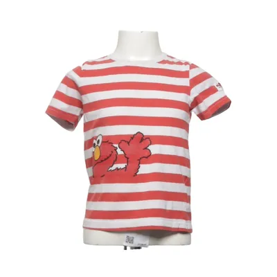 T-shirt (Rød, Hvid) fra Sesame Street Bomuld