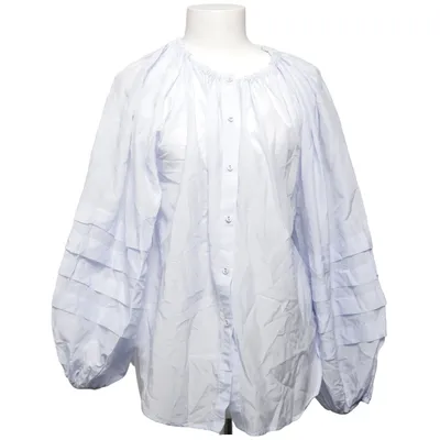 Bluse (Blau) von Magali Pascal Baumwolle, Seide