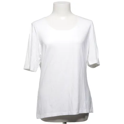 T-shirt (Vit) från Le Tricot Perugia Elastan, Viskos