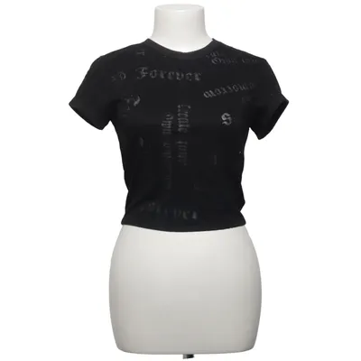 T-shirt (Svart) från Cropp Polyester, Viskos