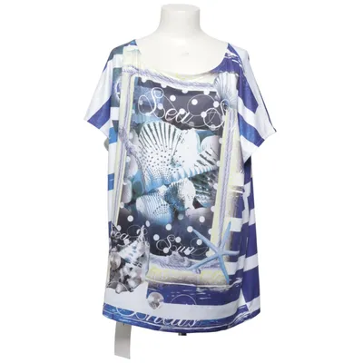 Topp (Blå, Vit, Flerfärgad) från Yoek Elastan, Polyester