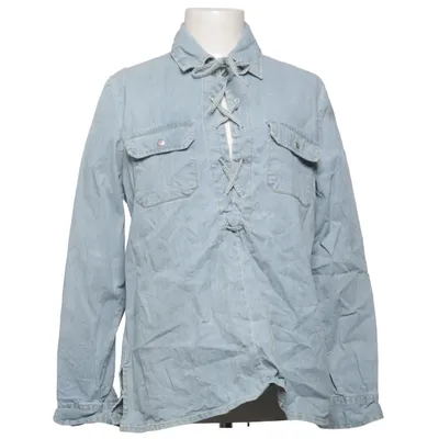 Denim shirt (Blue) from Casual Woman Cotton, Elastane