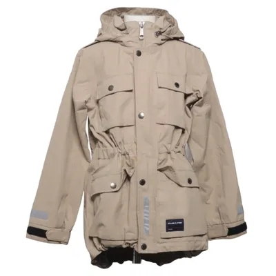 Outdoorjakke (Beige) fra Polarn O. Pyret Bomuld, Polyamid, Polyester