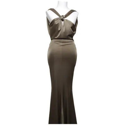 Maxi jurk (Groen) van ASOS Elastaan, Polyester